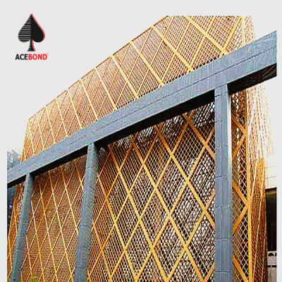 China Excellent Anticorrosive Plain Weave ACEBOND Metal Ceiling Aluminum Mesh For Wall Decoration for sale