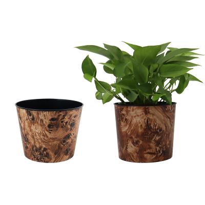 China Modern Minimalist Econo Stylish Round 6 Inch Modern Outdoor Flower Pot For Flower Planting for sale