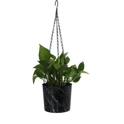 China Econo Flower Pots Modern Garden Dish Hanging Elegant Design,Balcony Hanging Plastic Used With Flower/Green Plant for sale