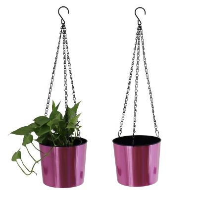 China Fashionable, Indoor and Outdoor Modern Econo Hanging Plastic Flower Pot, Garden Hanging Plastic Flower Pot. for sale