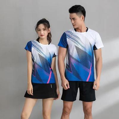 China Uniforme para mujer 100% del tenis del jersey del bádminton de los hombres del poliéster de la aduana en venta