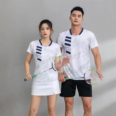 China Uniformes curtos unisex do tênis de mesa do badminton de Brethable confortáveis à venda