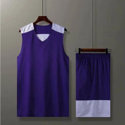 China High Quality Polyester Uniforms Quick-drying Basketball Jersey Te koop