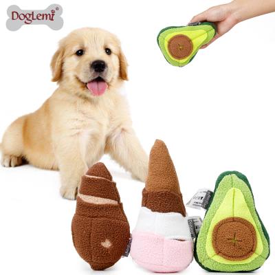 China Viable Nose Squeaky Dog Training Dog Chew Toys , Plush Dog Chew Toy Treat for sale