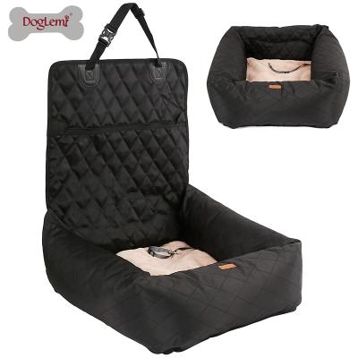 China Viable Luxury Car Pet Seat Cover For Dog Dog Car Functional Seat Cover for sale