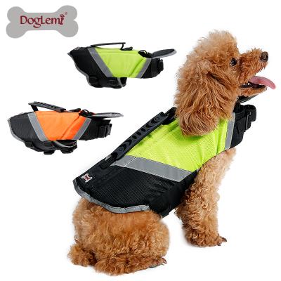 China Summer Waterproof Reflective Dog Clothes Dog Safety Vest Dog Life Vest Stocked Swimming Vest for sale