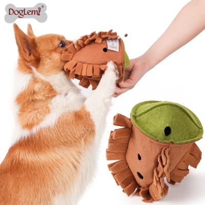 China OEM Viable Factory Wholesale ODM Nuts Design Interactive Dog Toys Food Dispenser Custom Dog Toy for sale