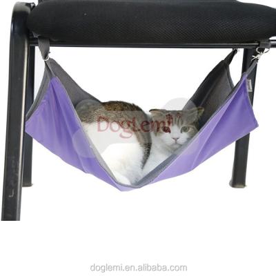 China Waterproof Pet Stored Cat Bed Hammock Pet Hammock Reversible Cat Hammock Ferret Cat Cage for sale