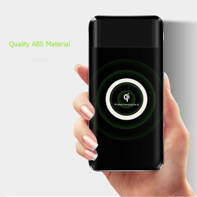 China New Premium Wireless Upgrade 10000mah Qi Wireless Charger Powerbank With Led Power Display for sale