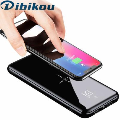 China Best Home Flexible Magnetic Fast Charging Long Range 18650 20000 Mah Qi Power Bank Wireless Charger For Android Phone for sale