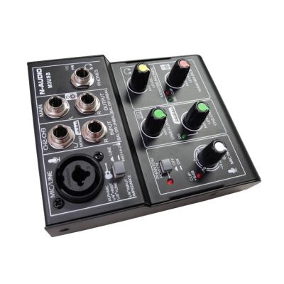 China Pro 2021 USB Audio Interface M3USB Audio Interface USB Mixer 3 Channel Audio Mixer for sale