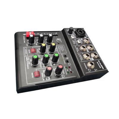 China Durable Mini Pocket Mixer 4 Channel M44USB Digital Mixer For Recording Use for sale