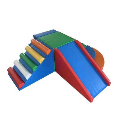 China Outdoor Park Educational Kids Adjust Soft Play Stacking Foam Building Climb Blocks Indoor Soft Play Equipment for sale