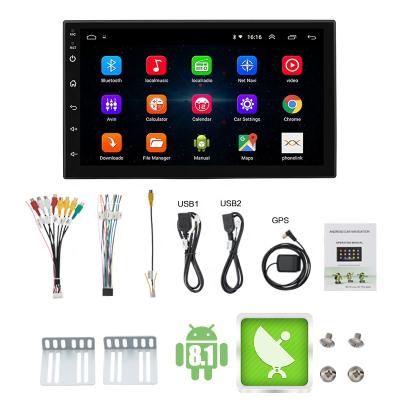 China Top selling Universal 2 GPS Android 11 din 7