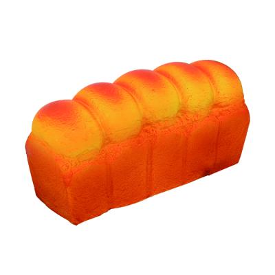 China Slow Rising Food Stress Ball PU Bread Food Stress Ball for sale