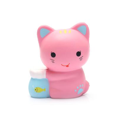 China Wholesale Cheap Home Decoration Kit Mini Pink Cat Toys PU Foam Ball for sale