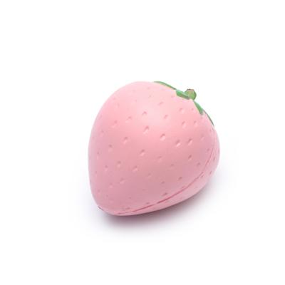 China Animal/Cake/Other Custom Strawberry PU Foam Slow Rising Squeeze Fruit Toys For Kids for sale