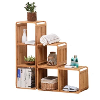 China Sustainable Potted Plant Stand 3 Tier Flower Planter Rack Shelves Bamboo Organizer for sale