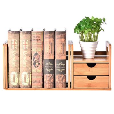 China Storage Station Bamboo Wooden Organizer, Morden Desktop Expanding Shelf for sale