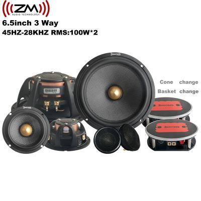 China Car Audio 2 Way Tweeter Speaker Car Sound Dissipation Sound System Big Hole 6.5