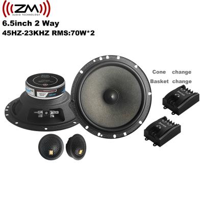 China Car Audio System Peak Power 400w 6.5