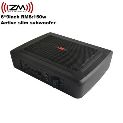 China Active Auto Speaker Speakers Subwoofer Under Seat Car Subwoofer Amplifier 6*9 Inch Subwoofer Slim Universal for sale