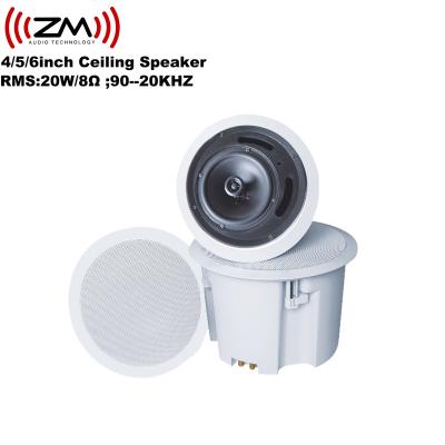 China EZCast Preference Audio In Ceiling Speakers 60 Watt Wifi Ceiling Speaker Pre Mounted Ceiling Mounted Speaker System for sale