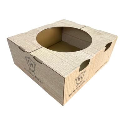 China Recyclable Customized Cherries Packing Shipping Carton Fruit Printing Recyclable Corrugated Cardboard Fruit Packing Crate Box for sale