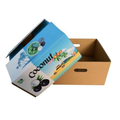 China Recyclable Corrugated Cardboard Box Snack Storage Box Dried Fruit Packaging Box for sale