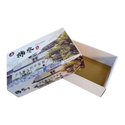 China Logo Printing Recyclable Cardboard Jujube Recyclable Custom Packing Corrugated Shipping Cardboard Box Fruit Packing Box for sale