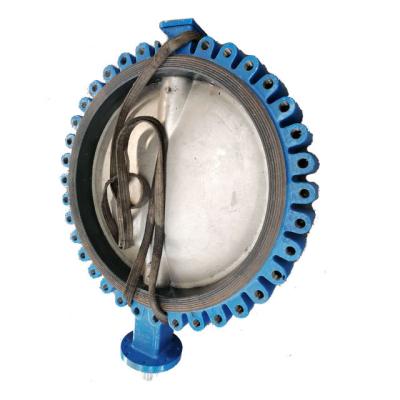 China Safety General High Quality Adjustable Turbine Large Diameter Main Butterfly Valve for sale