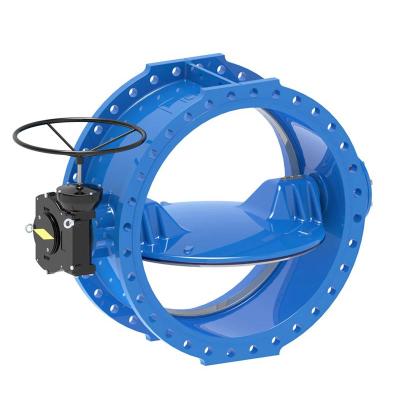 China General Irrigation System 42 Inch Pn25 High Temperature Metal Hard Seal Eccentric Butterfly Valve for sale