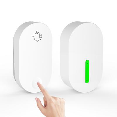 China Modern No Battery Required Wireless Doorbell Door Chime Waterproof Receivers Self Powered Wireless Doorbell Smart Door Bells for sale