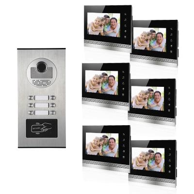 China Wholesale Night Vision (IR) Apartment Door Phone Video Intercom With ID Card Unlock for sale