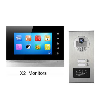 China Moniotr/photo taking intercom/XSL-V70Km-530-1V2 unlocking/talking wired video apartment doorphone 7