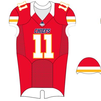 China American Football Antibacterial Custom Jersey Cheap Custom Designer Team Red Logo for sale