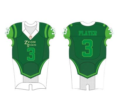 China Full Sublimation American Football Uniforms Designs Team Antibacterial Customized Soccer Jersey New for sale