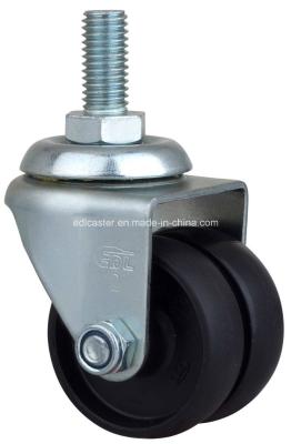 China Customized Request 80kg Threaded Swivel PA Machine Caster 3132-13 Caster Application for sale