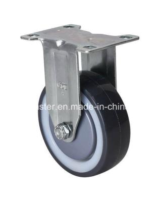 China Edl Mediano rígido TPU Caster Z5704-87n sin freno Diámetro 100mm Medio 4 