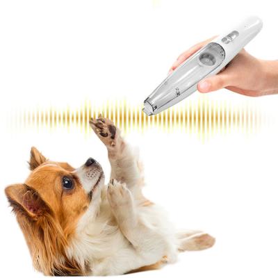 China Viable Electric Dog and Cat Pet Pet Clippers and Trimmers with LED Light Vacuum Grooming Kit for sale