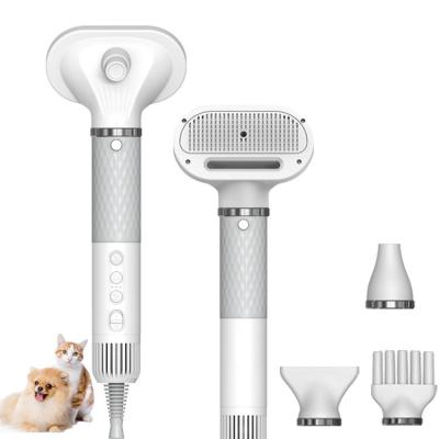 China Sustainable Pet Grooming Hair Dryer for Dogs and Cats and Comb Brush Pet Grooming Dryer for sale