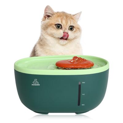 China 2023 Viable Hot Sale Amazon Dog Water Feeder Cat Dispenser Green Pet Cat Drinking Fountain for sale