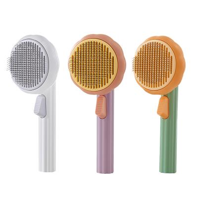 China Viable Pumpkin Cat Brush Comb For Pet From Amazon Cat Accessories Cepillo De Aseo Para Mascotas for sale