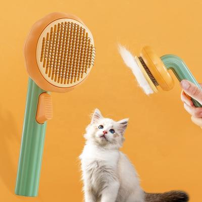 China PetnessGo Cats Self Groomer Cats Self Groomer Cat Corner Grooming Brush Wall Corner Massage Comb for sale