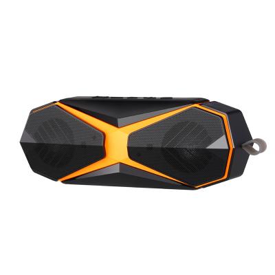 China Outdoor Cool Black Orange Wireless Car Call DTS Loudspeaker Waterproof And Dustproof Speaker Te koop