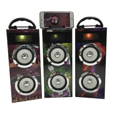 China Hot Selling BT Wireless System Newest Popular Music Dual Sound System Portable Karaoke Tweeter Speaker en venta