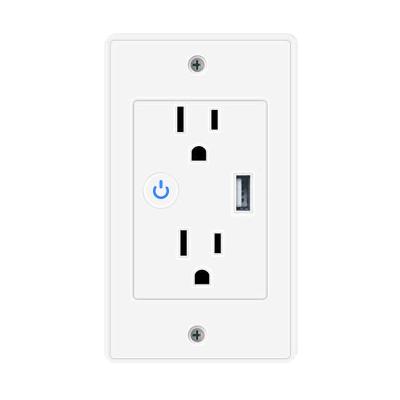 China Convenient Current Protection WiFi Smart Plug Socket Mobile Phone Connection Control for sale