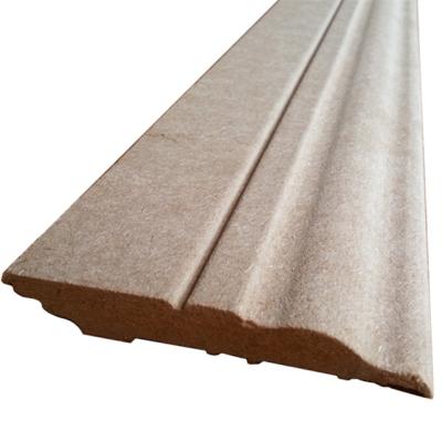 China Modern Decorative Flooring MDF Accessory Laminate Skirting Board for sale