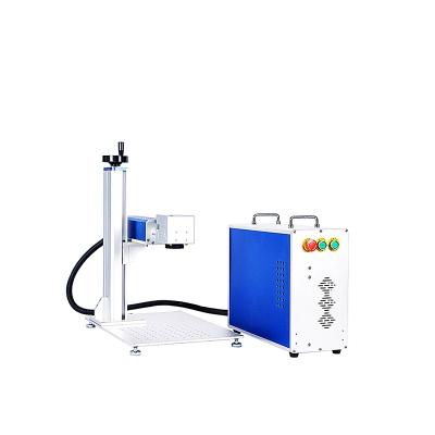 China Programmable 2.5D 3D Mopa jpt color engraving fiber laser marking machine with rotary for sale