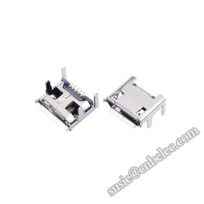 China Fireproof UL94V-0 1.5 A 30 V Micro USB Socket 5 Pins Connector micro usb connectors similar to Foxconn connectors for sale